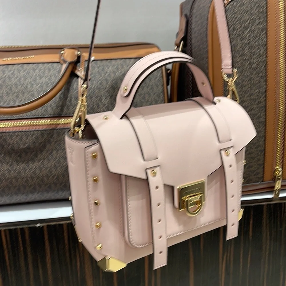 MICHAEL KORS MANHATTAN MEDIUM TOP HANDLE SCHOOL SATCHEL CROSSBODY BAG 
NWT - Picture 5 of 16